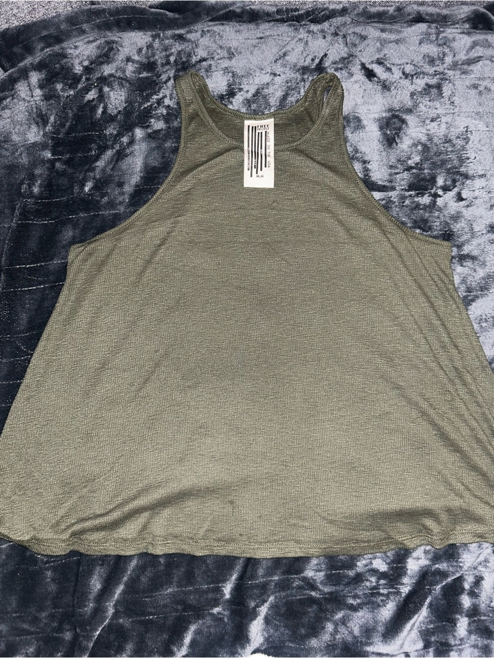 * 3 for 30$ Bundle* Free People Olive Green Ribbed Tank Top